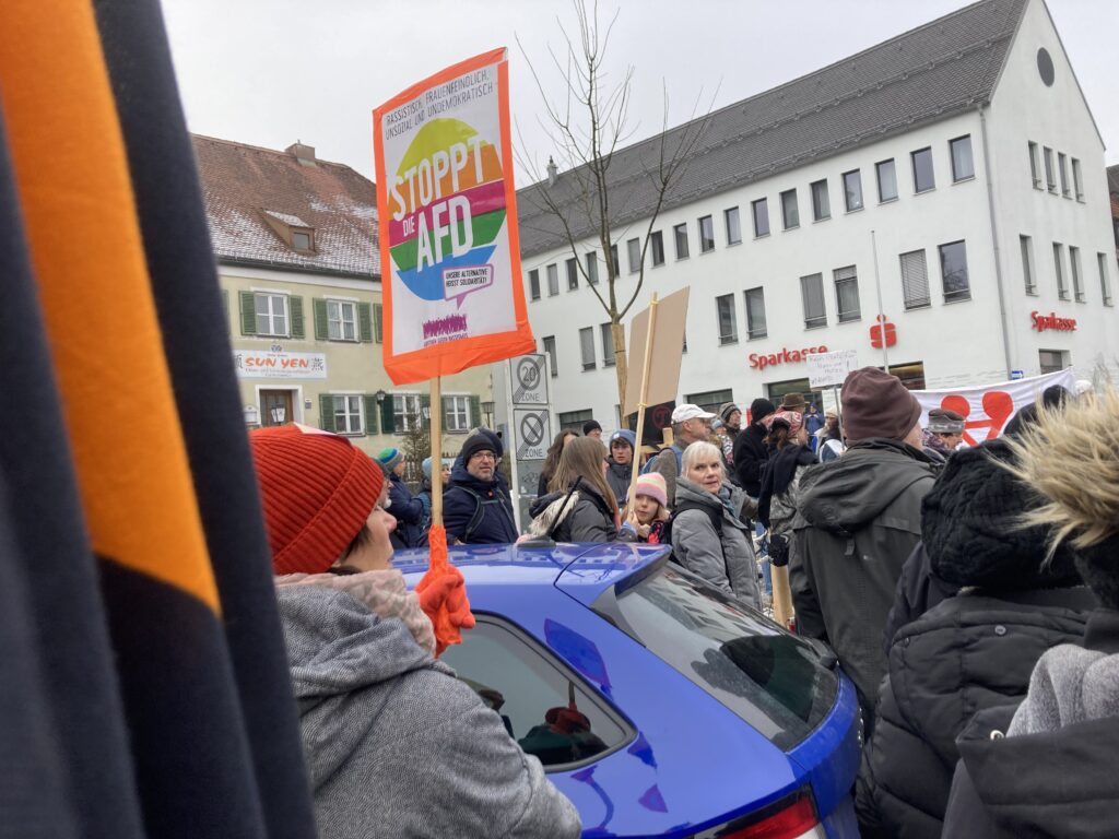 Für die Demokratie!