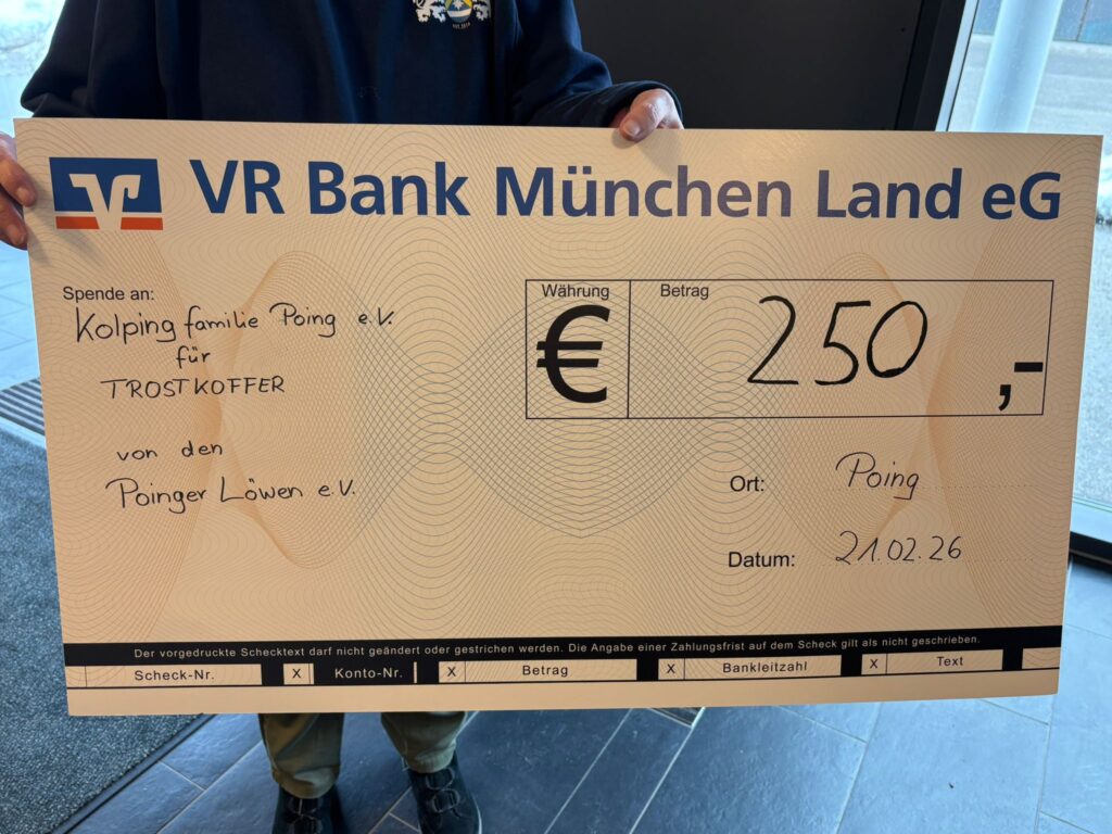 Spende der Poinger Löwen